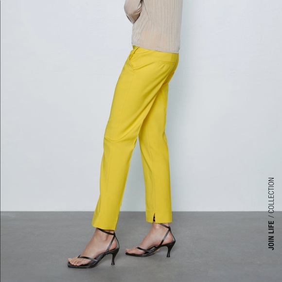 ZARA BNWT Double Faced Chino Pants - Picture 2 of 5
